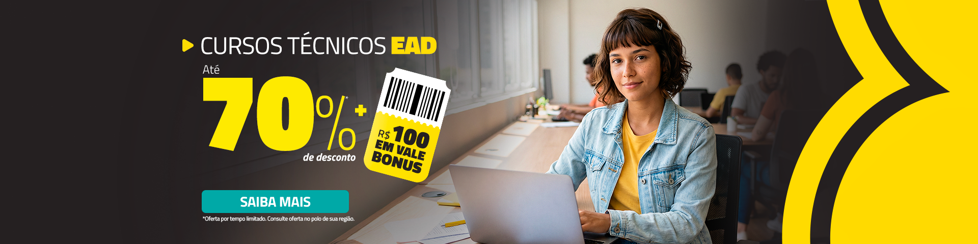 HOME – TÉC > OFERTA 19.04  – ATÉ 70% - COM VALE BONUS