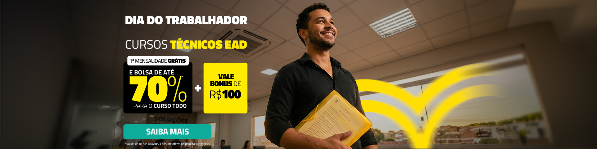 HOME – TÉC -OFERTA DIA DO TRABALHADO –– ATÉ 70% + VALE BONUS 