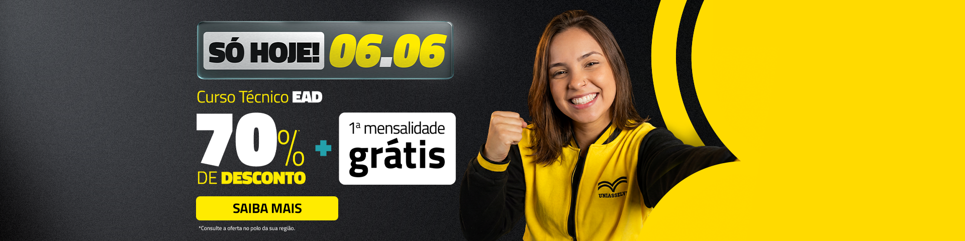 HOME – OFERTA 06.06 – 70% OFF – TÉC