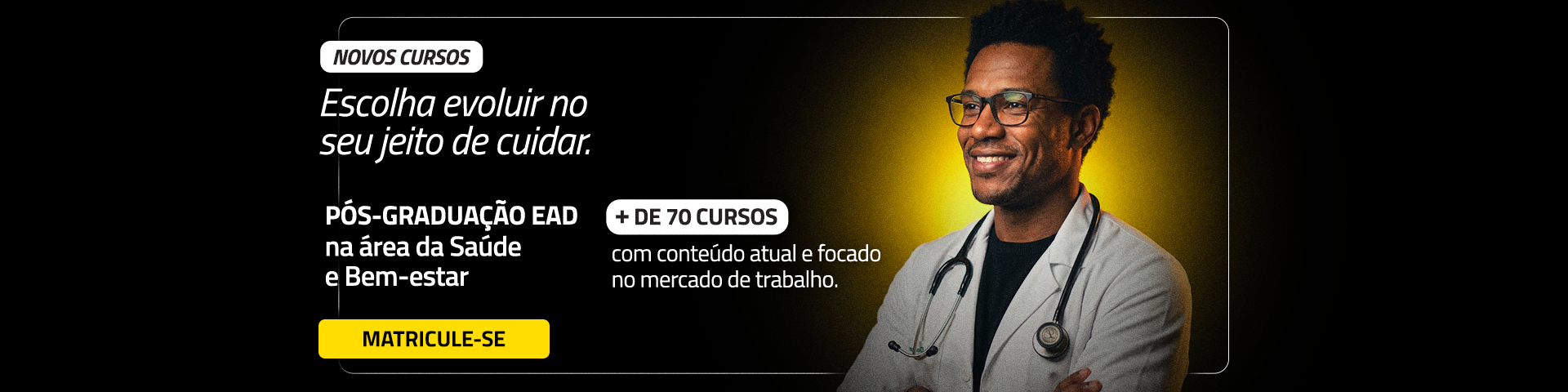 HOME - Pós Portfólio 4.0 Saúde e Bem -Estar: Lançamento